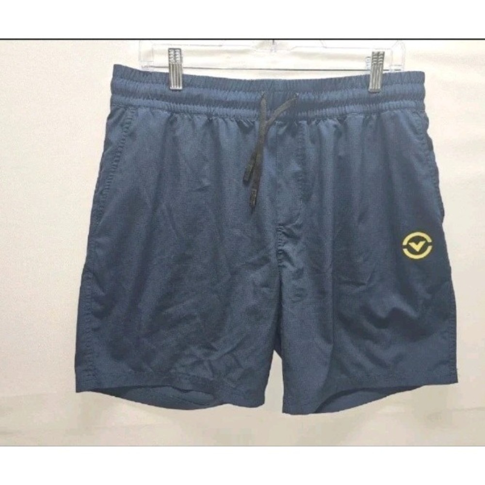 VIRUS Performance Athletic Shorts Mens Size L Navy Activewear Performance Gym